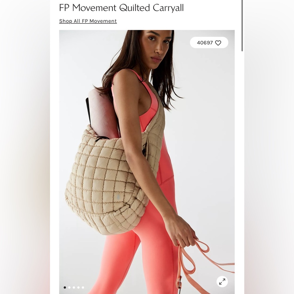 Free People movement quilted caryall